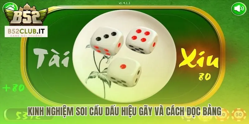 Soi các loại cầu trong tài xỉu cần nhận biết dấu hiệu gãy